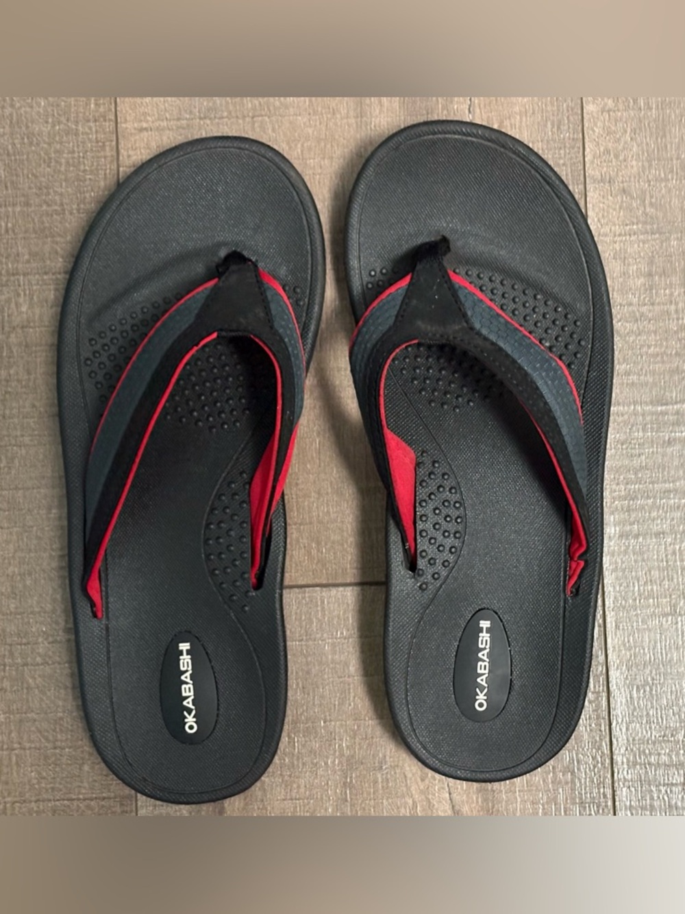 Okabashi men’s size ML (6-7) flip flops